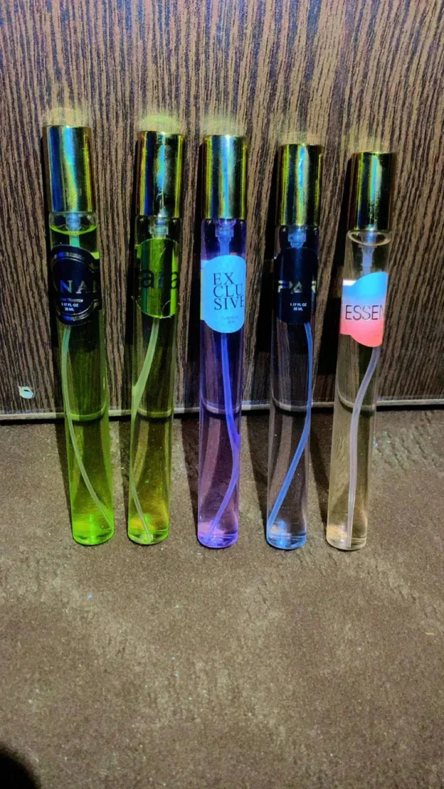 Elegant 5-Bottle Perfume Gift Set